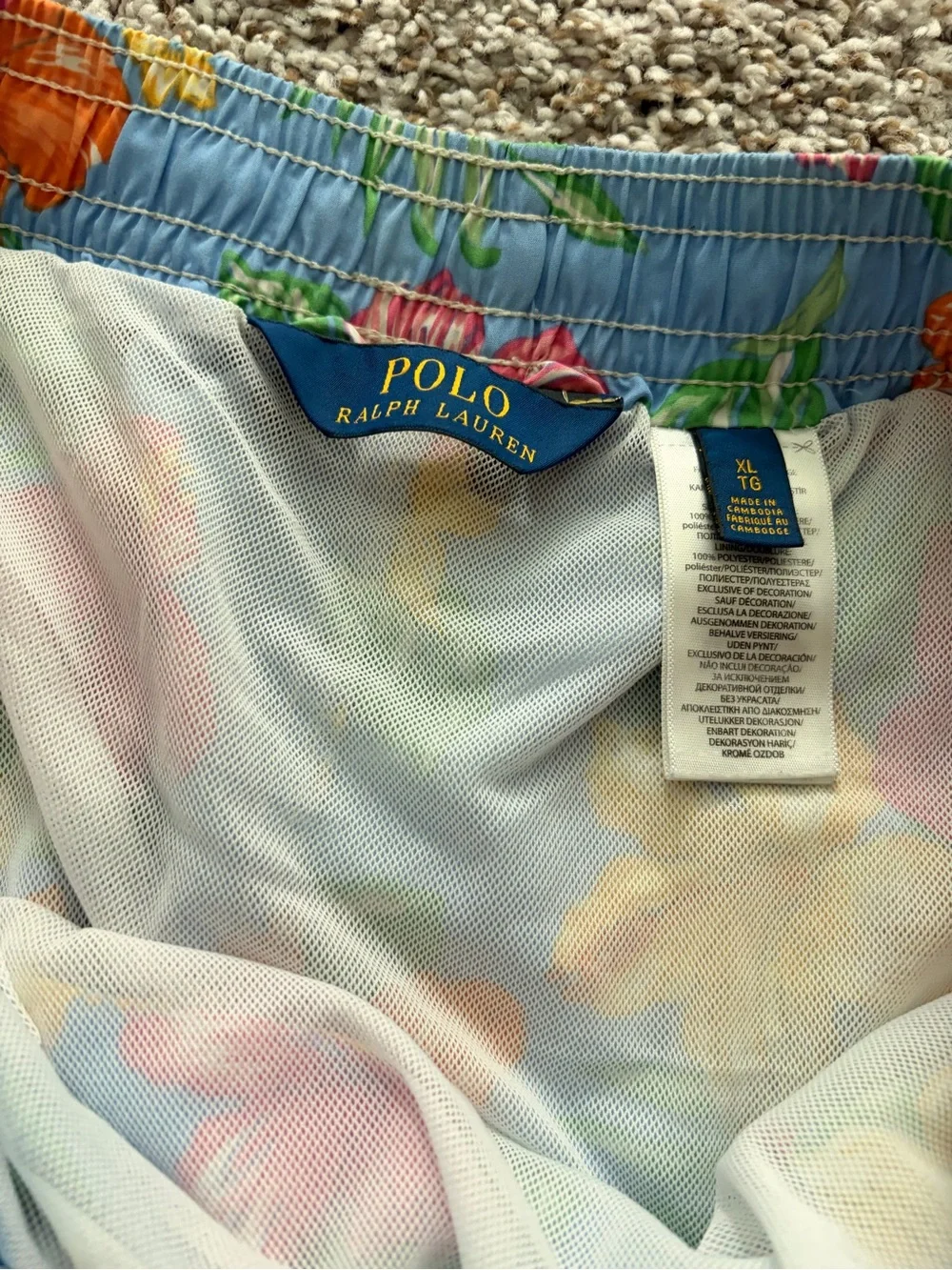 Polo Ralph Lauren Hibiscus Traveler Swim Trunk